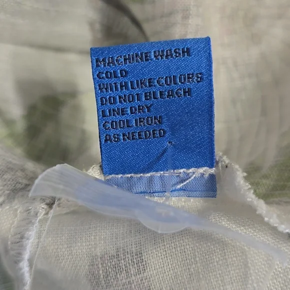 J. McLaughlin Wellesley Linen Dress In Jardin Mariposa - Picture 9 of 9